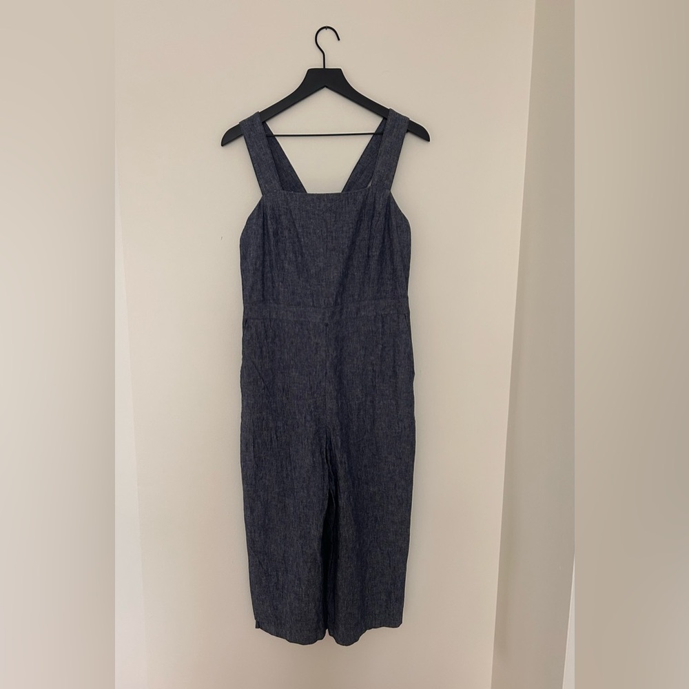 Banana Republic Blue Denim Jumpsuit
